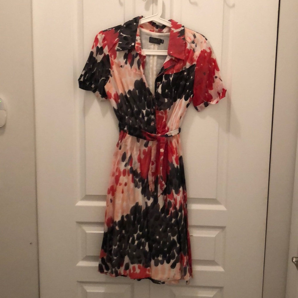 Vintage tie waste dress